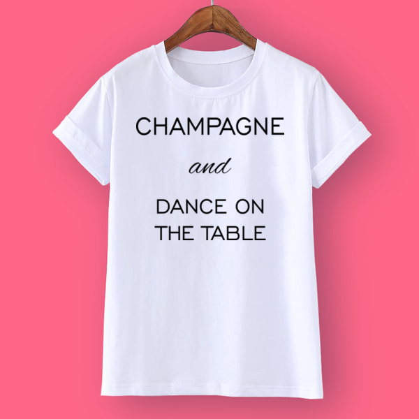 Футболка Champagne and dance on the  table