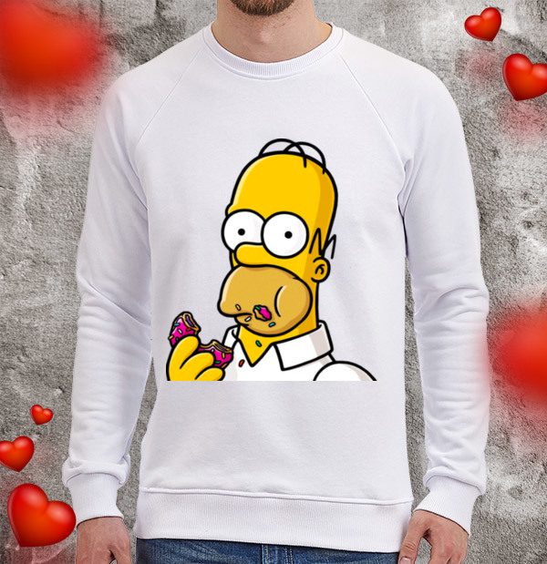 Свитшот Гомер с пончиком