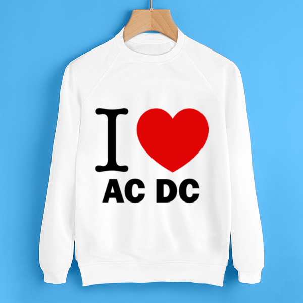 Свитшот I love AC DC