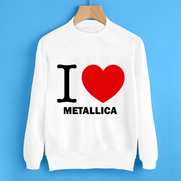 Свитшот I love Metallica