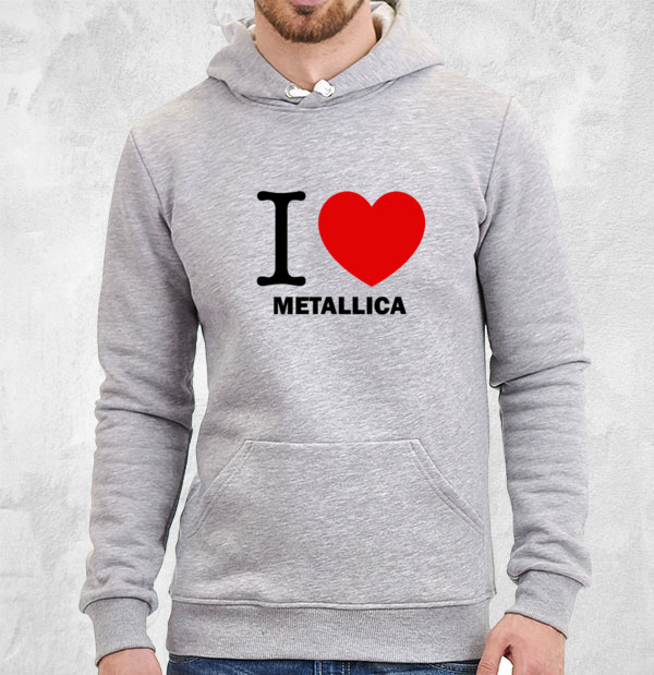 Толстовка I love Metallica