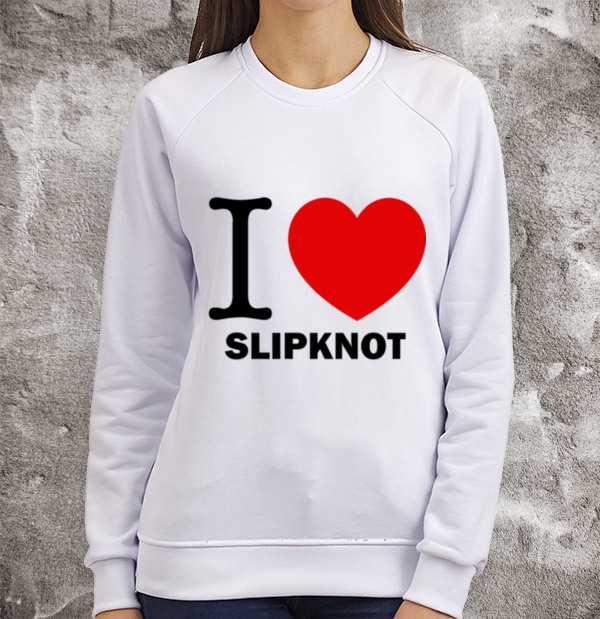 Свитшот I love Slipknot