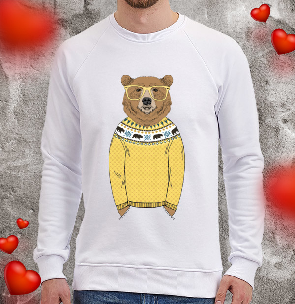 Свитшот Медведь в свитере