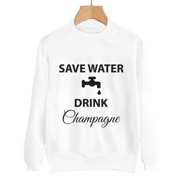 Костюм Save water drink champagne