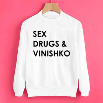 Свитшот SEX DRUGS VINISHKO