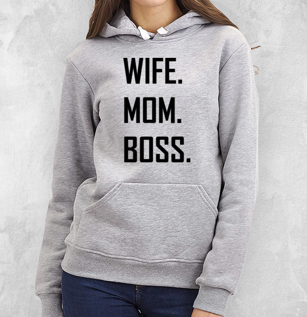 Толстовка Wife.mom.boss